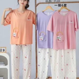 Retro Colorblock Pajama